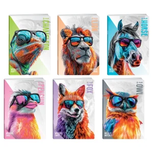 Premium 40, notebook, A5, squares, 40 sheets, Wild life