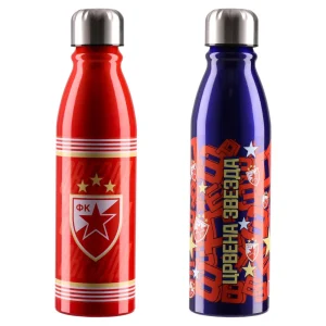 Hydro 600, water bottle, aluminum, Crvena zvezda, 600ml, mix