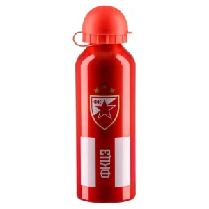Alu Flowy Class, water bottle, aluminum, Red Star, 500ml