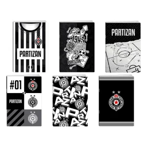 Premium 50, notebook with UV varnish, Partizan, A5, line, 50 sheets