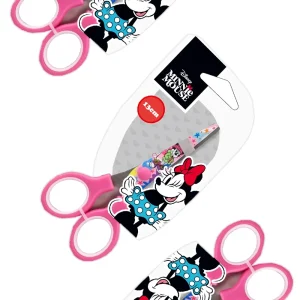 Impresso cuts, school scissors, blister,Minnie Mouse, 13cm