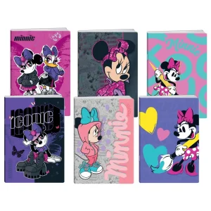 Premium 50, notebook with glitter, Minnie Mouse, A4, blank, 50 sheets