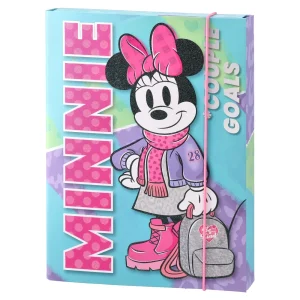 Apex 40,filebox with elastic band, A4, 40mm, Minnie Mouse