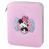 Double grande, full pencil case, Minnie Mouse, Pastel