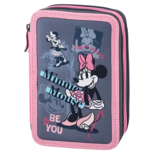 Triple decker, full pencil case, 3 zippers, Minnie Mouse, Fabulous