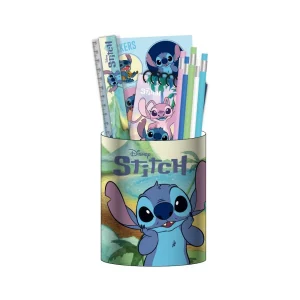 Seto cup 10, school set in cup, Stitch