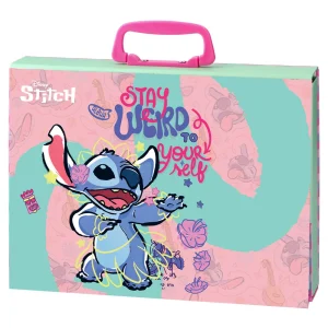 Academy, filebox with handle, A4, Stitch