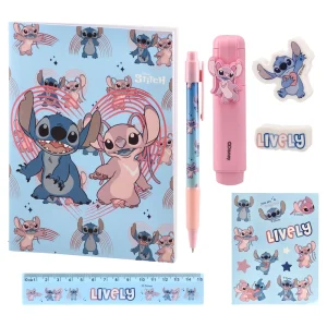 Alternative view of Escolar, school set, Stitch, 7pcs