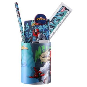 Seto cup 10, school set in a cup, Spiderman