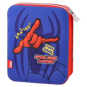Alternative view of Double grande, full pencil case, Spider-Man, Vintage