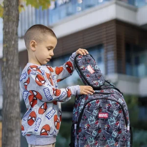 Alternative view of B32, pencil case, Spider-Man, Graffity