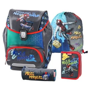 Logic set, anatomic backpack, 4 in 1, Spider-Man, Street Hero