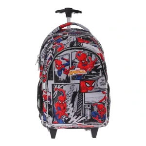 Trolley, backpack with wheels, Spider-Man, Comic