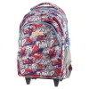 Trolley, backpack with wheels, Spider-Man, Thwip