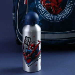 Alternative view of Alu Flowy, water bottle, aluminum, Spider-Man, 500ml