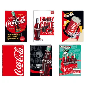 Premium 50, notebook, Coca Cola, A5, squares, 50 sheets