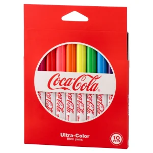 Ultra perfume, fiber pen, scented, 10pcs, Coca Cola