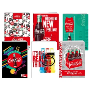 Premium 50, notebook, Coca Cola, A4, double line, 50 sheets