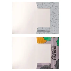 Alternative view of Apex 10, filebox with elastic band, A4, Coca Cola