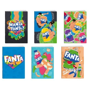 Premium 50, notebook with UV varnish, Fanta, A5, line, 50 sheets