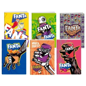 Premium 50, notebook with UV varnish, Fanta, A4, line, 50 sheets