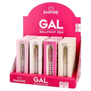 Alternative view of Gal, ballpoint pen in box, blue, 1mm, Pearl