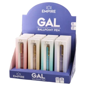 Alternative view of Gal, ballpoint pen in box, mix, blue, 1mm, Siena