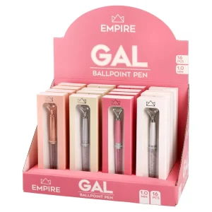 Alternative view of Gal, ballpoint pen in box, blue, 1mm, Diamond