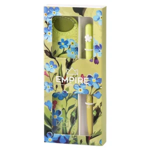 Burgeon, ballpoint pen and pouch, yellow, 2pcs