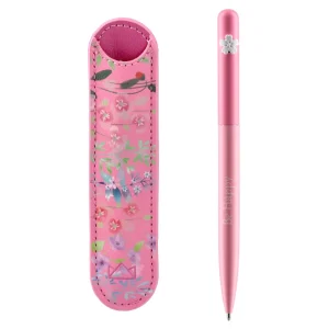 Alternative view of Burgeon, ballpoint pen and pouch, pink, 2pcs