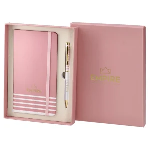 Meave, ballpoint pen and notebook, pink, 2pcs
