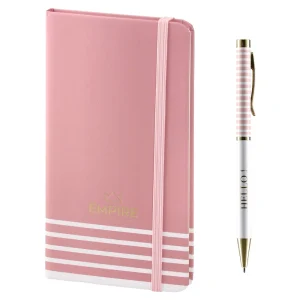 Alternative view of Meave, ballpoint pen and notebook, pink, 2pcs