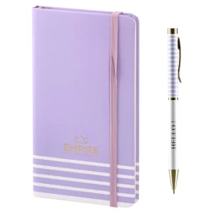 Alternative view of Meave, ballpoint pen and notebook, purple, 2pcs