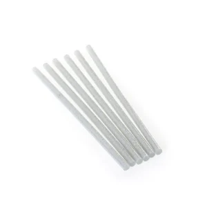 Alternative view of Heli stick 7, silicone sticks, silver, 0.7x18cm, 6pcs