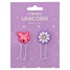 Cornell, paper clips, unicorn, 2pcs