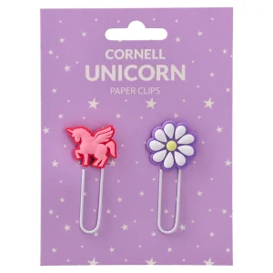 Cornell, paper clips, unicorn, 2pcs