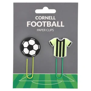 Cornell, paper clips, football, 2pcs