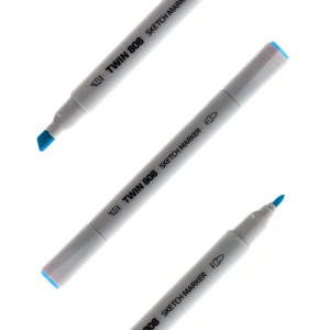 Twin 808, alcohol sketch marker, blue, B26