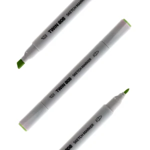 Twin 808, alcohol sketch marker, green, YG76
