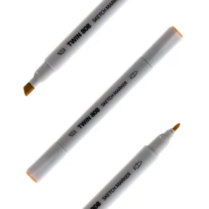 Twin 808, alcohol sketch marker, orange, Y38