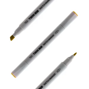 Twin 808, alcohol sketch marker, yellow, Y42