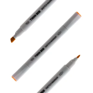 Twin 808, alcohol sketch marker, orange,YR16