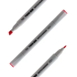 Twin 808, alcohol sketch marker, red, R67
