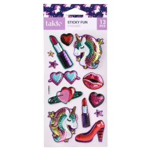 Sticky Fun, stickers, unicorn