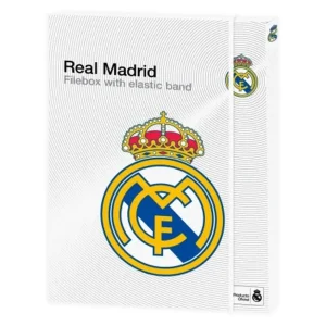 Apex 40,filebox with elastic band, A4, 40mm, Real Madrid